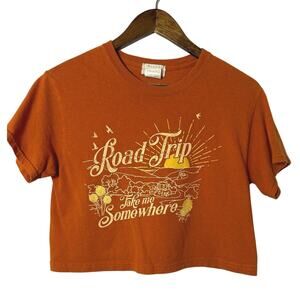 Urban Nation Orange Crop Road Trip Tee